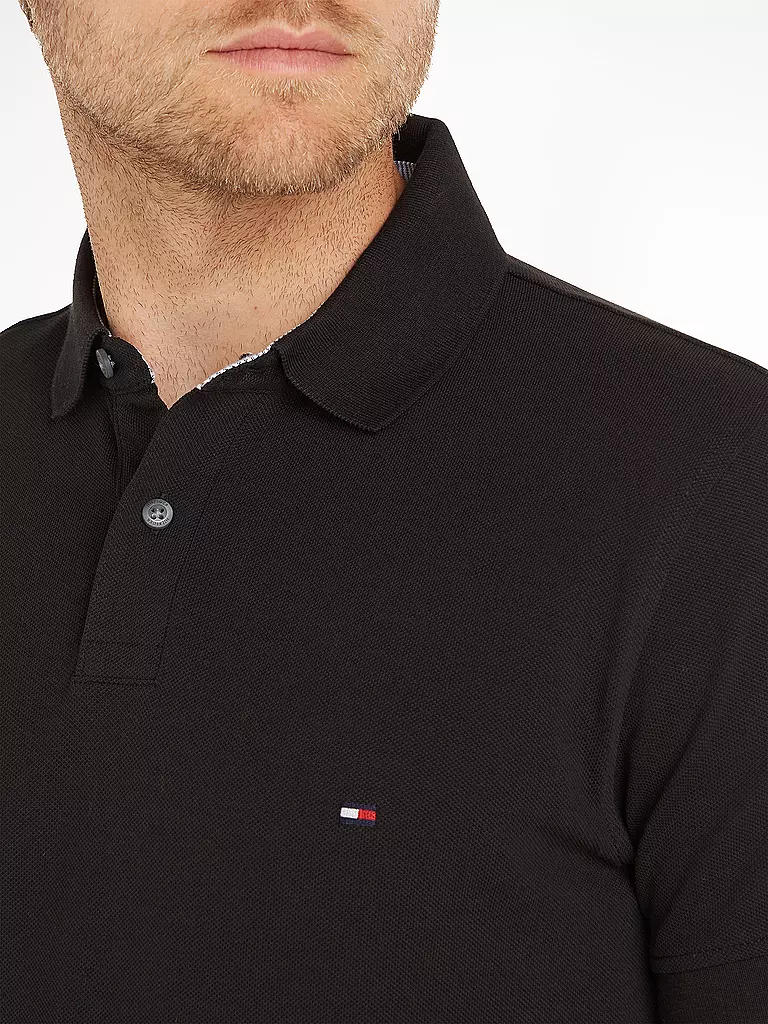 TOMMY HILFIGER Poloshirt Regular Fit PERFORMANCE schwarz