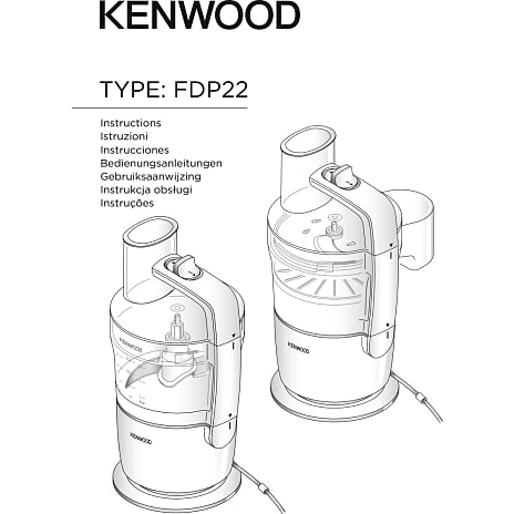 Kenwood foodprocessor FDP22.130GY