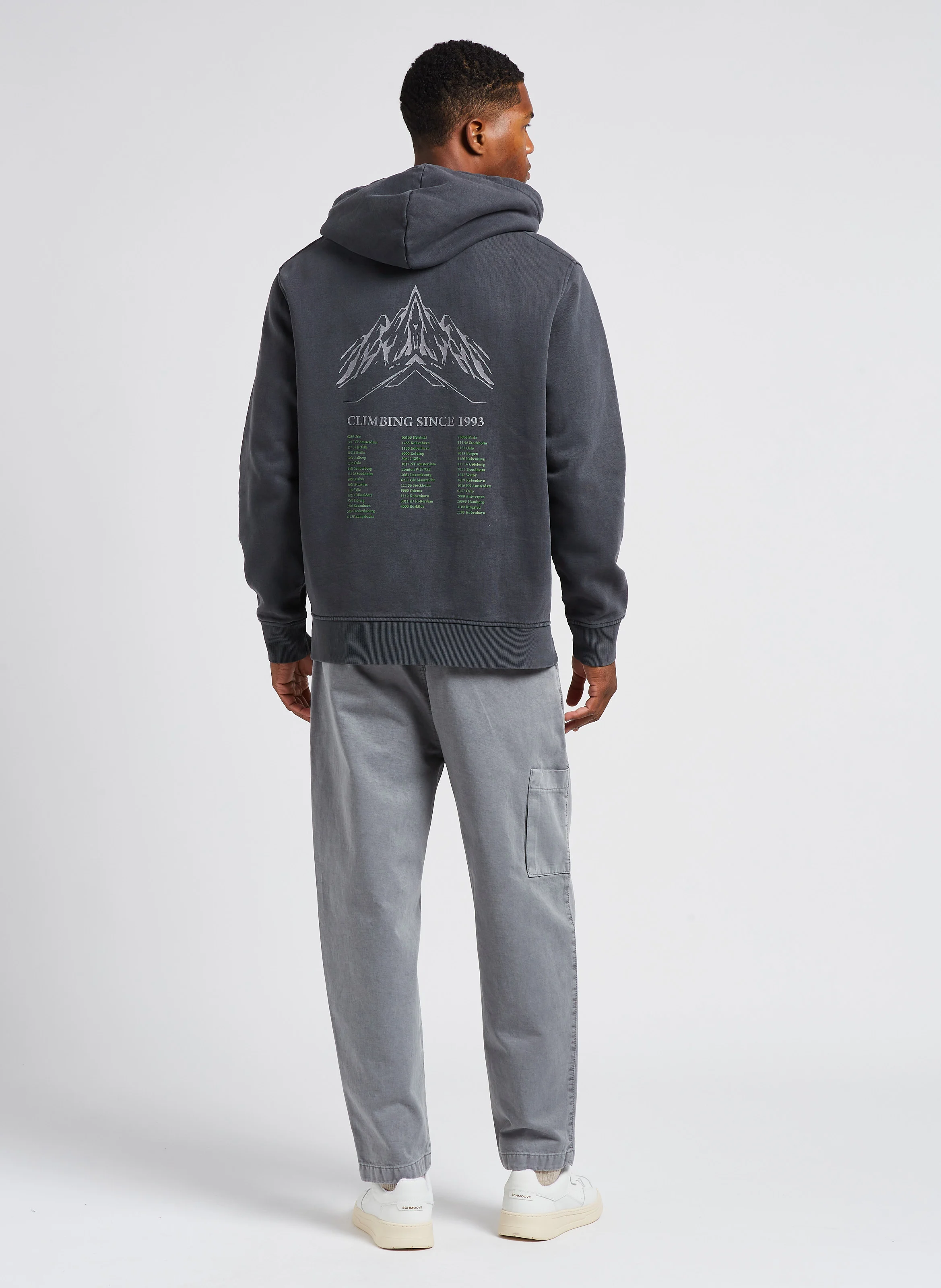 FUTURE - Sweat à capuche en coton bio mélangé| Noir