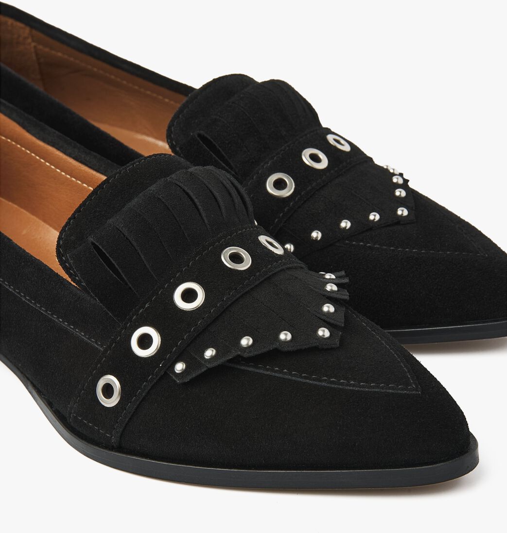 zwarte via vai loafers jazz emily