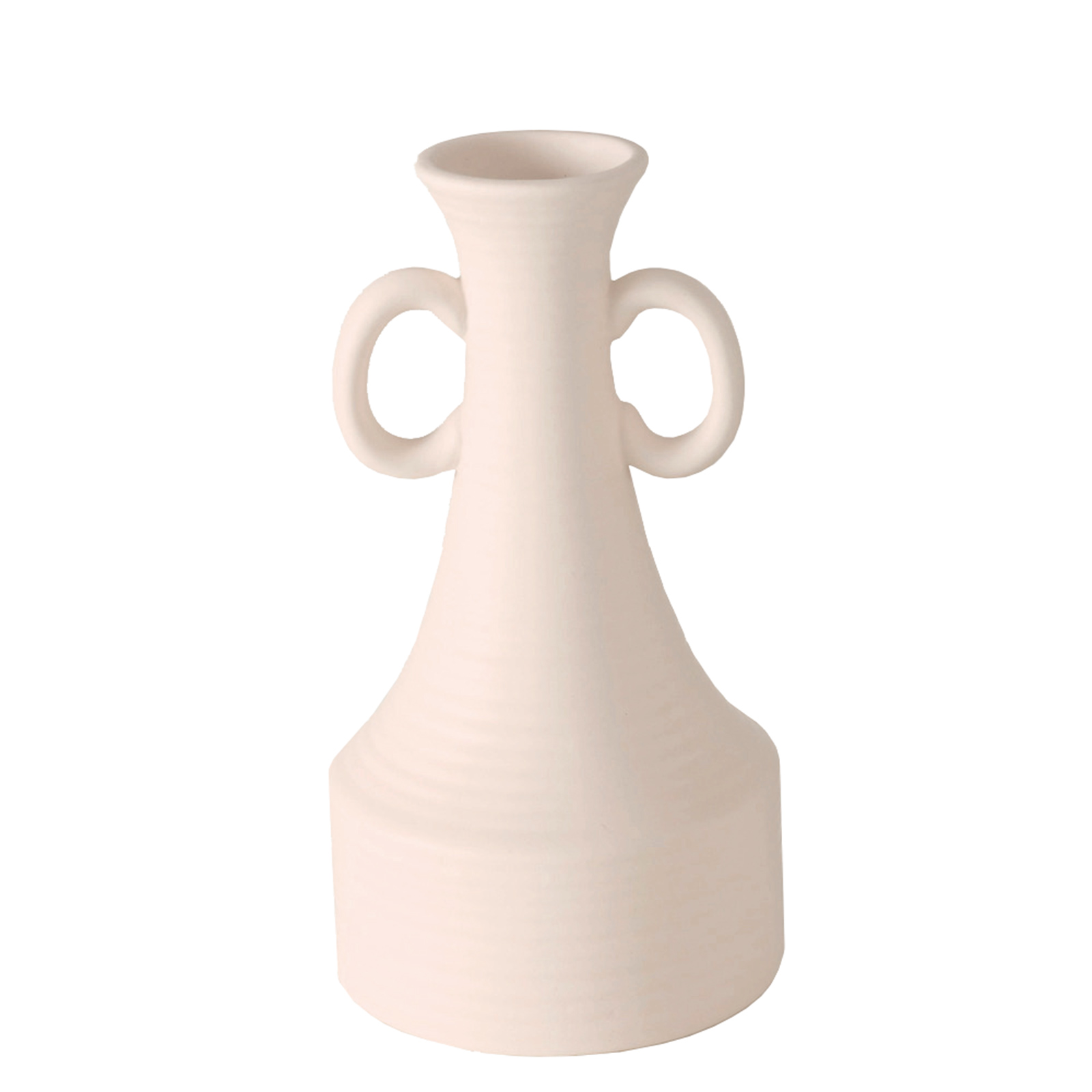 Vase - creme-weiß - 22 cm hoch