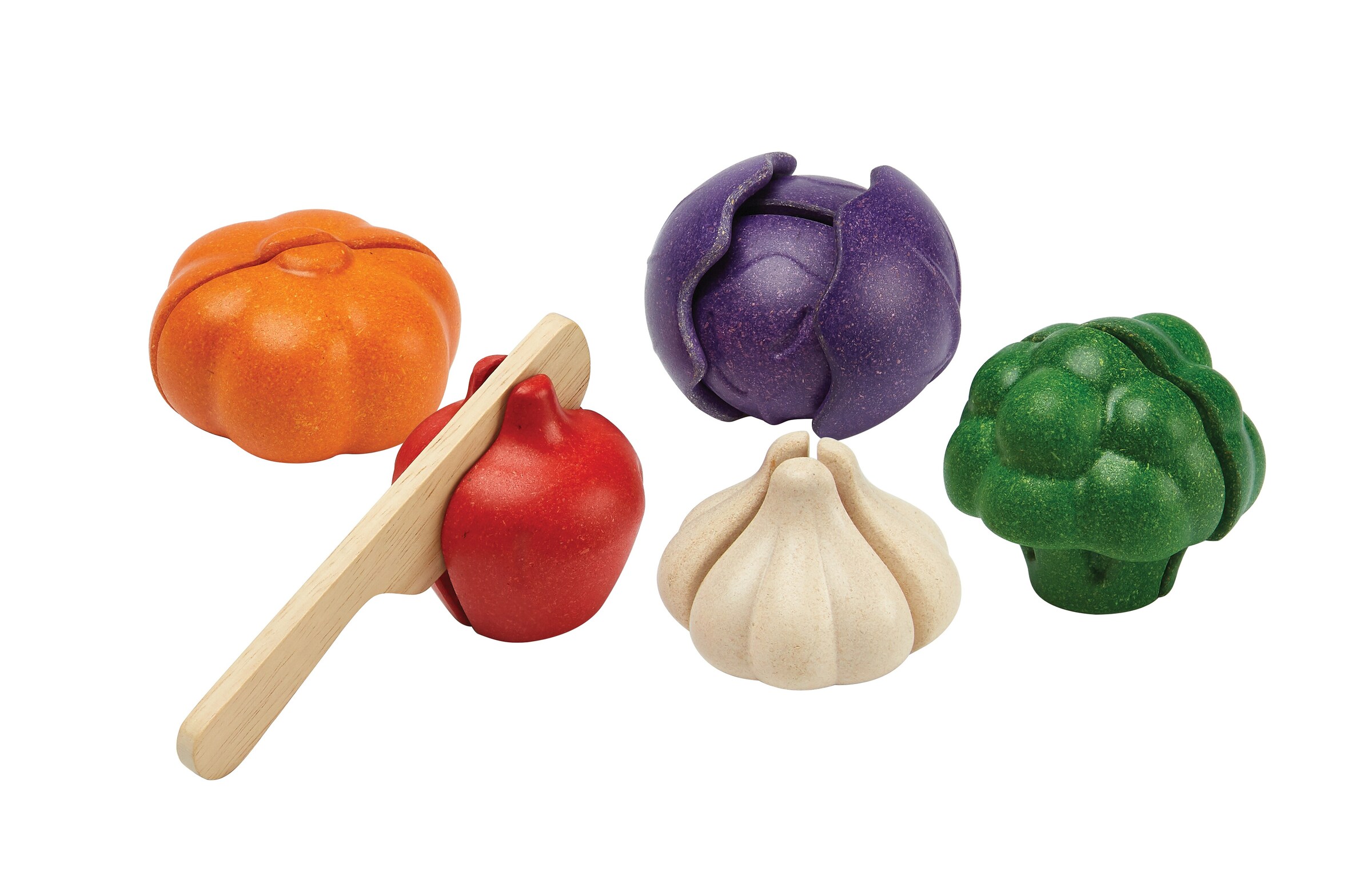 PlanToys Gemüse 5-farbiges Set