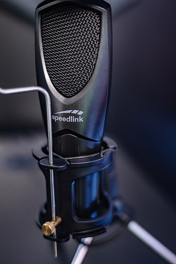 SPEEDLINK AUDIS Streaming Microphone, black