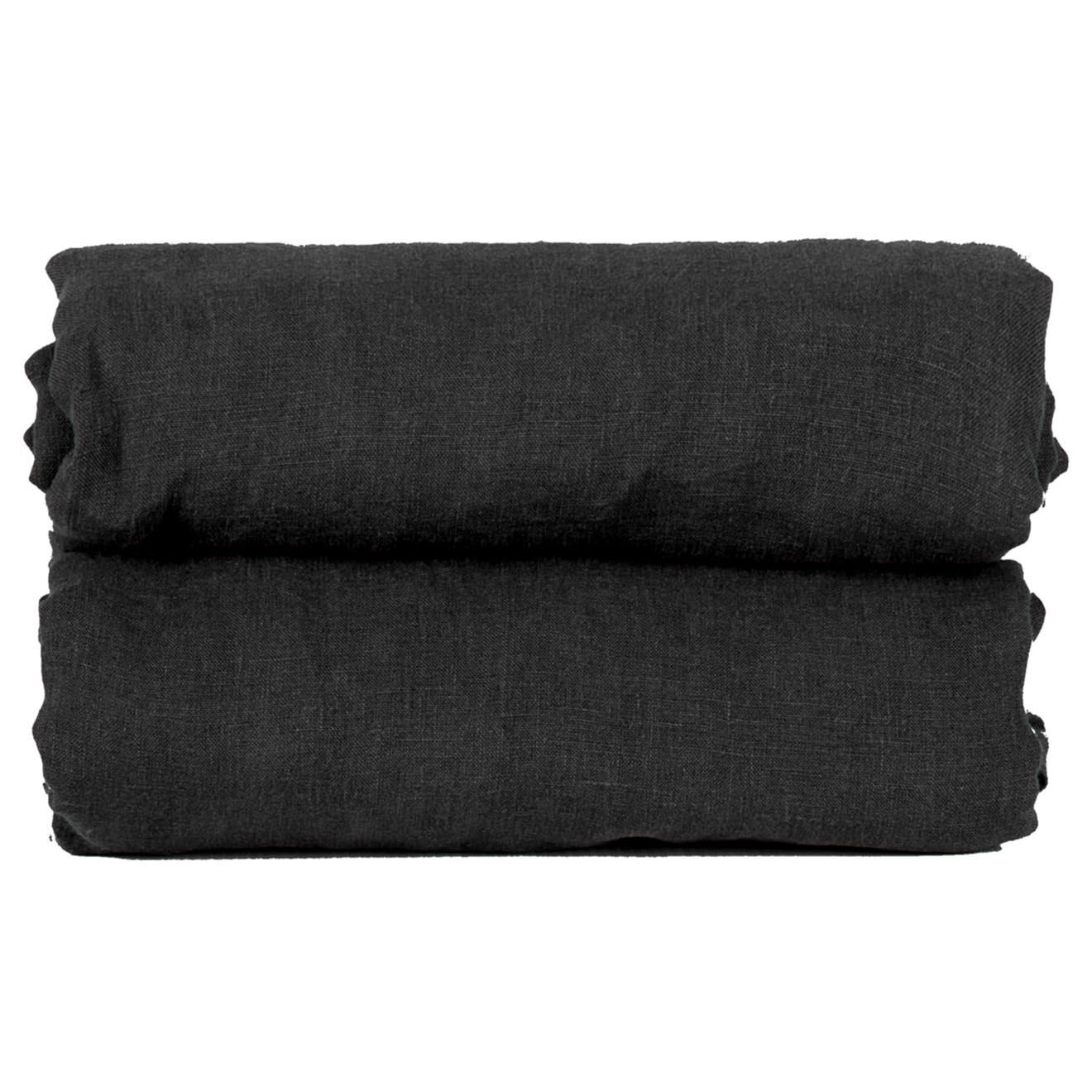 Febronie Home Drap housse 100% Lin Hortense caviar