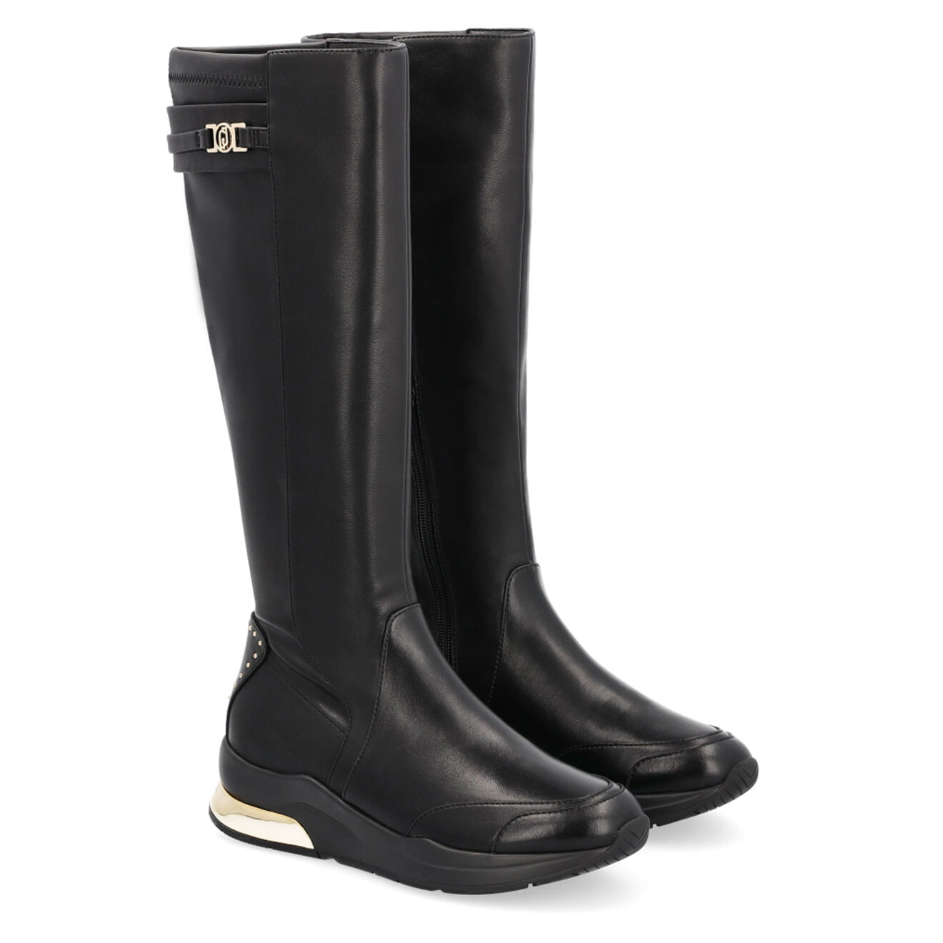 Liu-Jo Bottes Karlie en Cuir noires