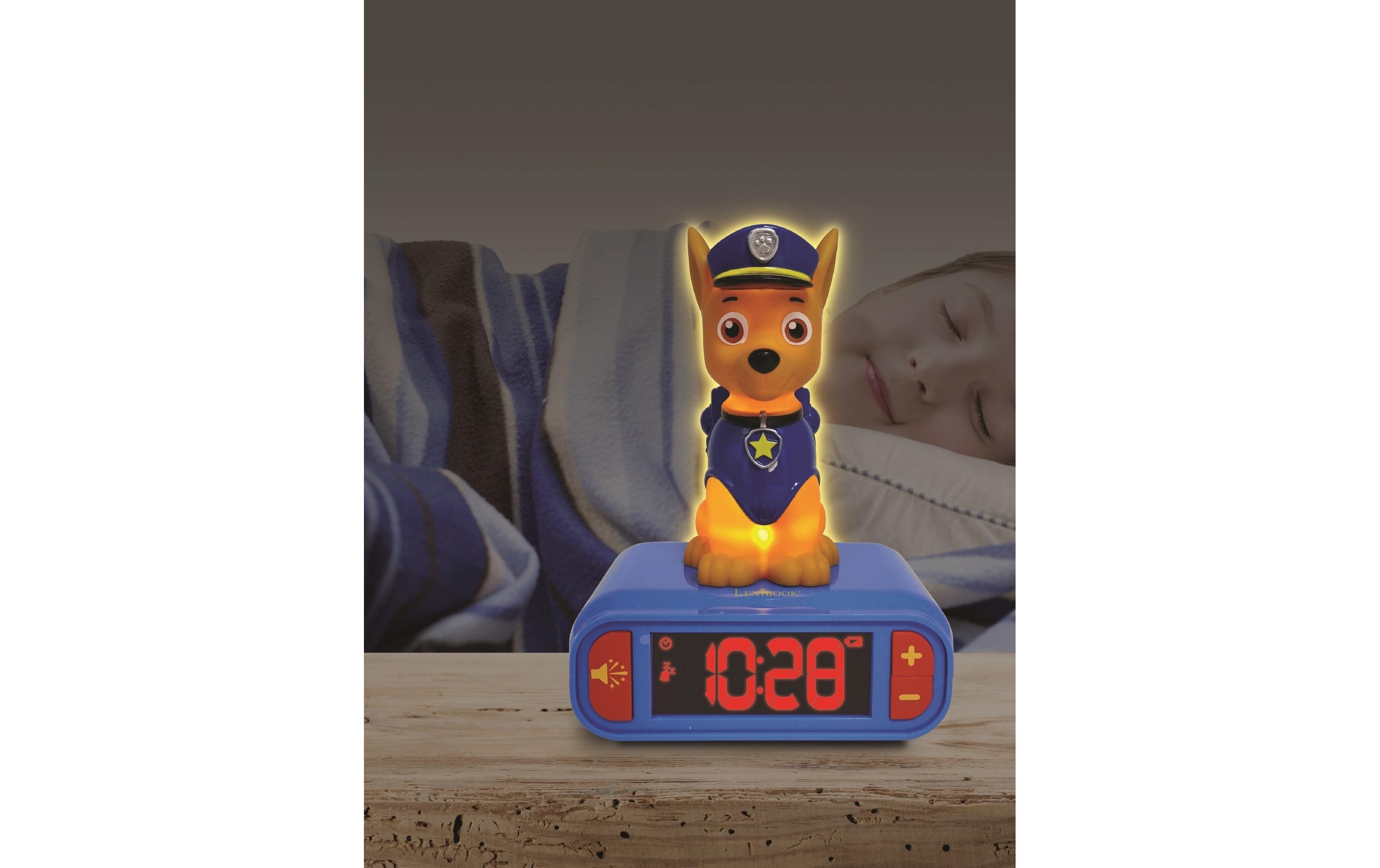 Wecker mit Nachtlicht Paw Patrol ChaseDigitalwecker für Kinder