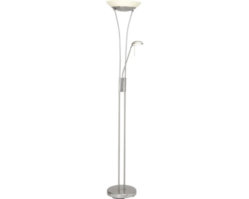 LED plafondlamp + leeslamp 1600 lm 3000 KH 179 cm Finn ijzer/wit