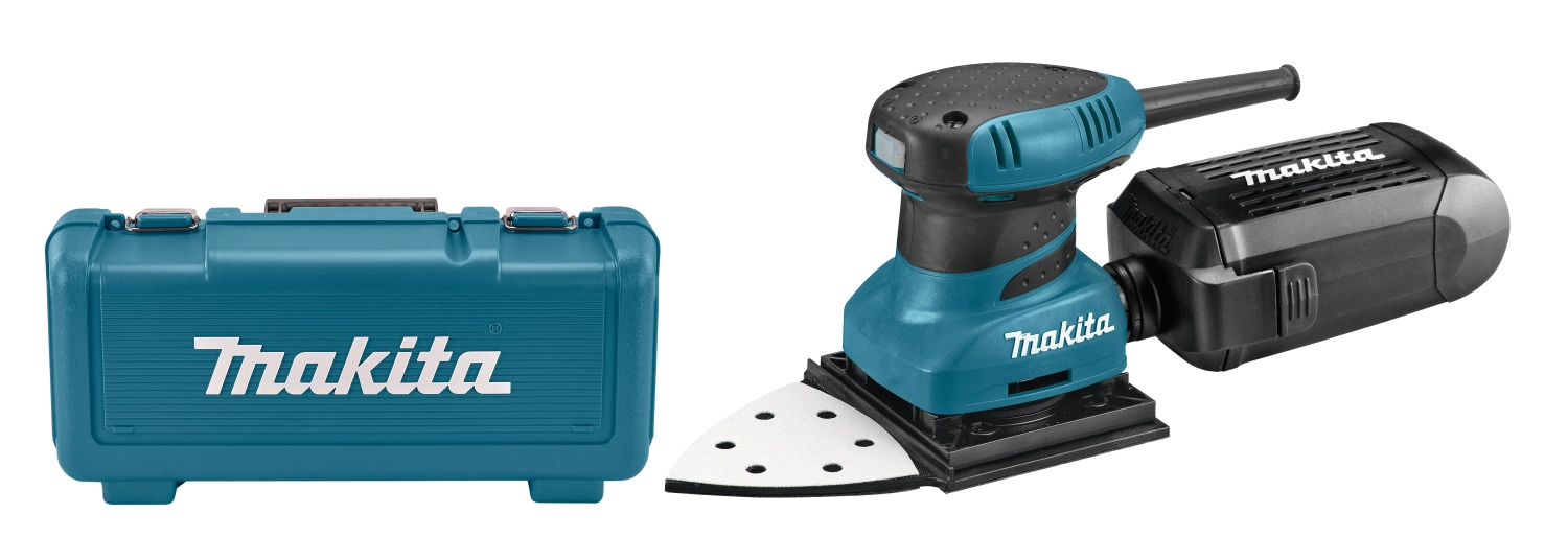 Makita BO4565K Vlakschuurmachine in koffer - 200W - 112 x 190mm