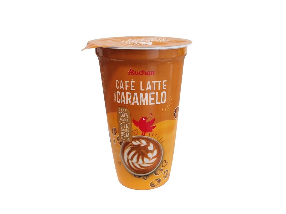 CAFÉ LATTE AUCHAN SABOR CARAMELO SEM GLÚTEN 250ML