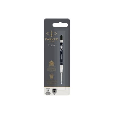 Parker - Recharge pour stylo bille - noir - encre gel