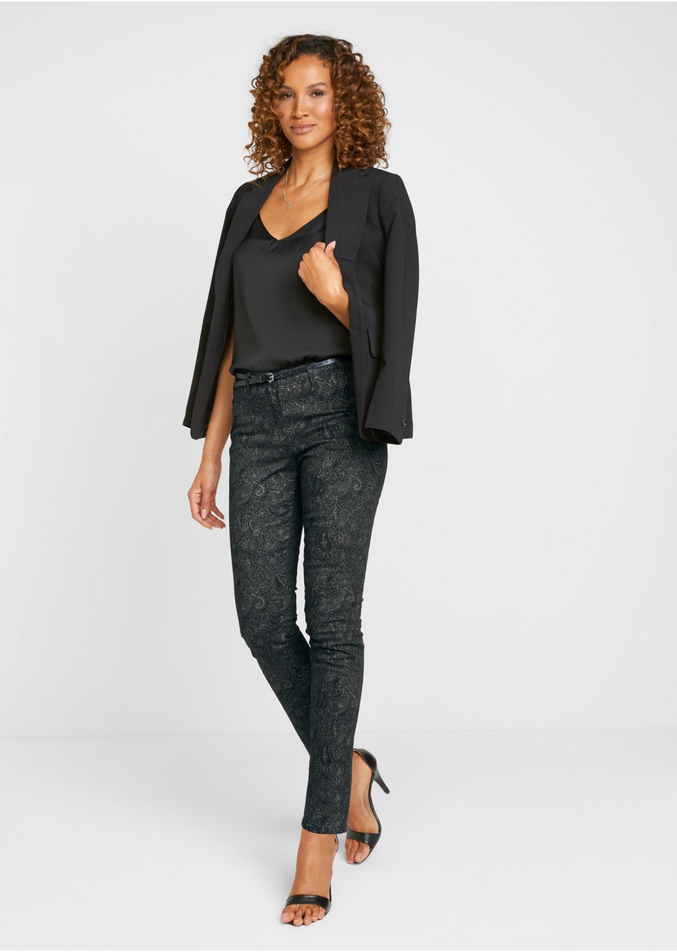 Pantalon à imprimé raffiné