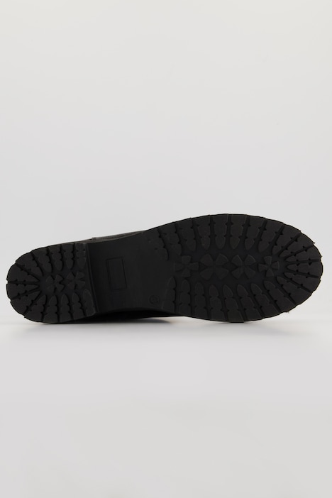 Lederstiefel, Materialmix, Wechselfußbett, Weite H
