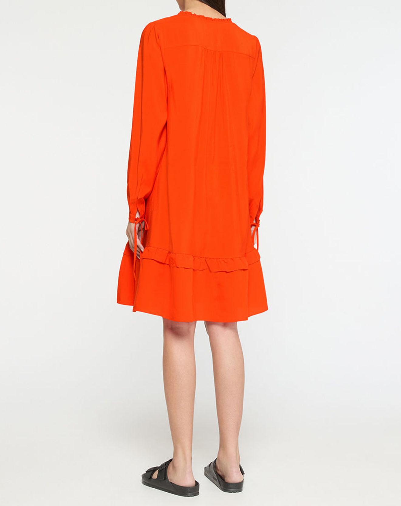Scotch & Soda Robe courte à volants rouge