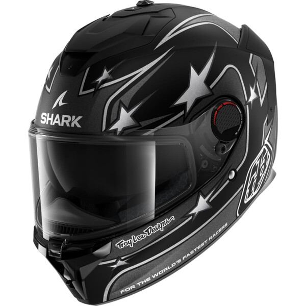 Shark - Casque Spartan GT Pro Flagstaff Carbon - Troy Lee Designs Noir / Anthracite / Argent