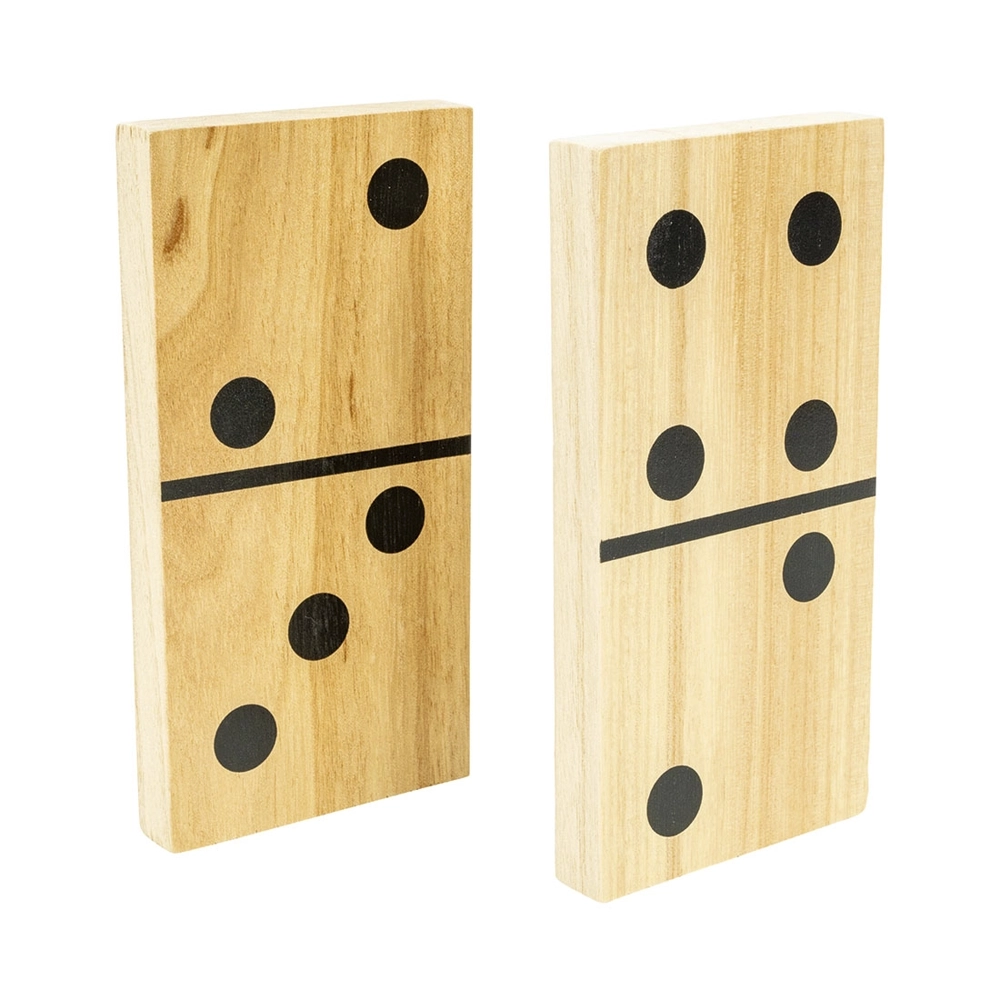 TP TOYS Holz grosses Dominospiel, bestehend aus 28 Steinen