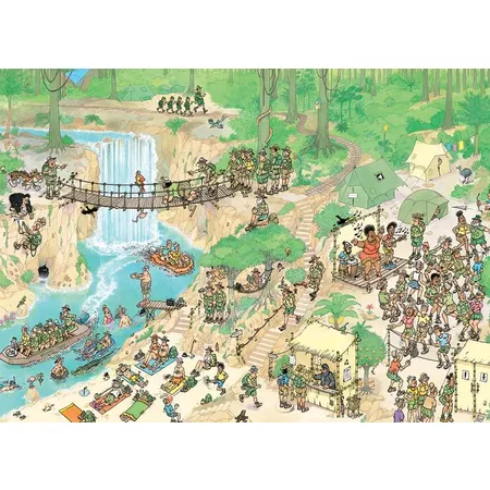 Jumbo Spiele Puzzle - Jan van Haasteren: Dschungeltour, 1000 Teile