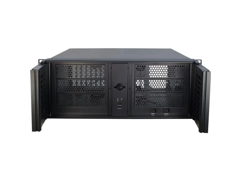 Inter-Tech IPC 4U-4098-S - Rack-monterbar - 4U - ATX - ingen strømforsyning (ATX) - USB