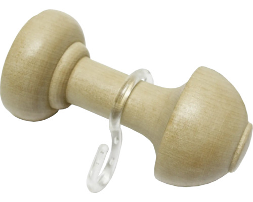 Sjaalhouder met haak Lugano naturel 8 cm