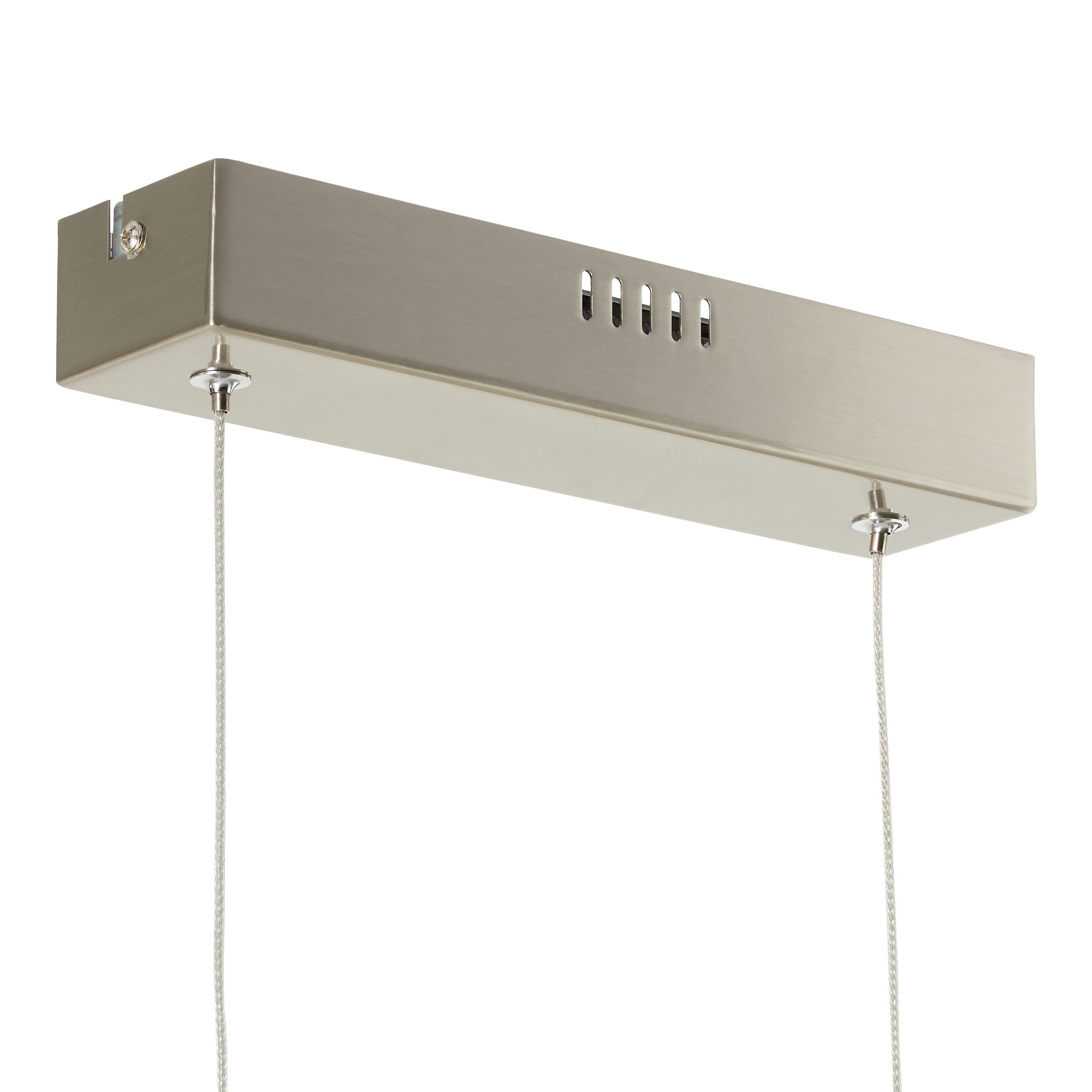 BAIDA Hängeleuchte - Silberfarbig / B: 96.0 cm x T: 3.5 cm x H: 150.0 cm