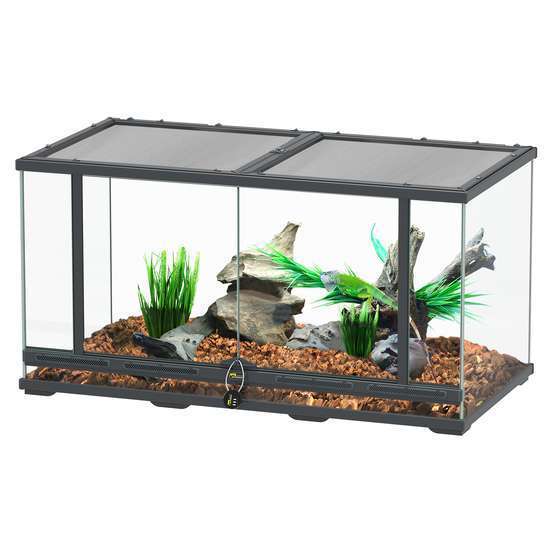 Terrarium Smart Line Gris Anthracite L.88xP.45xH.45cm