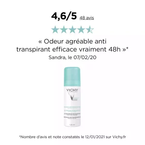 Déodorant Anti-Transpirant 48H - Aérosol - LOT 2x125ml