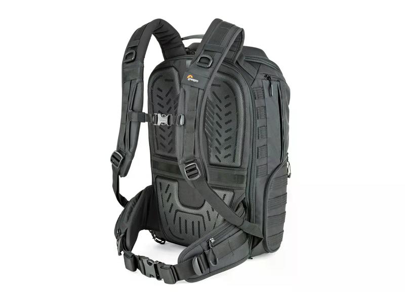 Lowepro Fotorucksack ProTactic BP 450 AW II (GRL) Schwarz Robuster Kamerarucksack aus recycelten Materialien