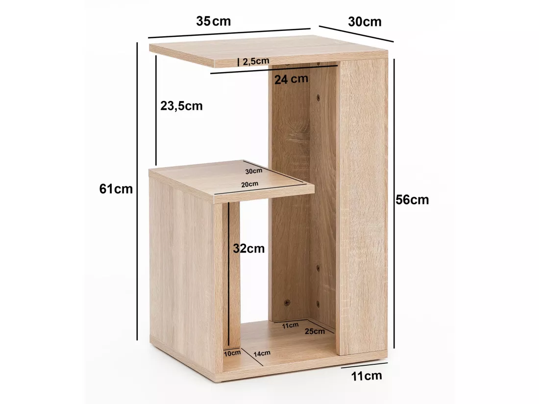 Table d'appoint Table d'appoint en bois Table basse Petite table d'appoint