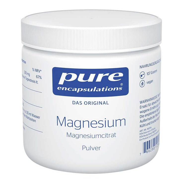 Pure Encapsulations Magnesium Magnesium Citrat Pulver, 107 g