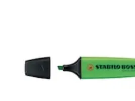 STABILO BOSS ORIGINAL, 1 stk, Grøn, Mejselspids, Sort, Grøn, Polypropylen (PP), Rektandel