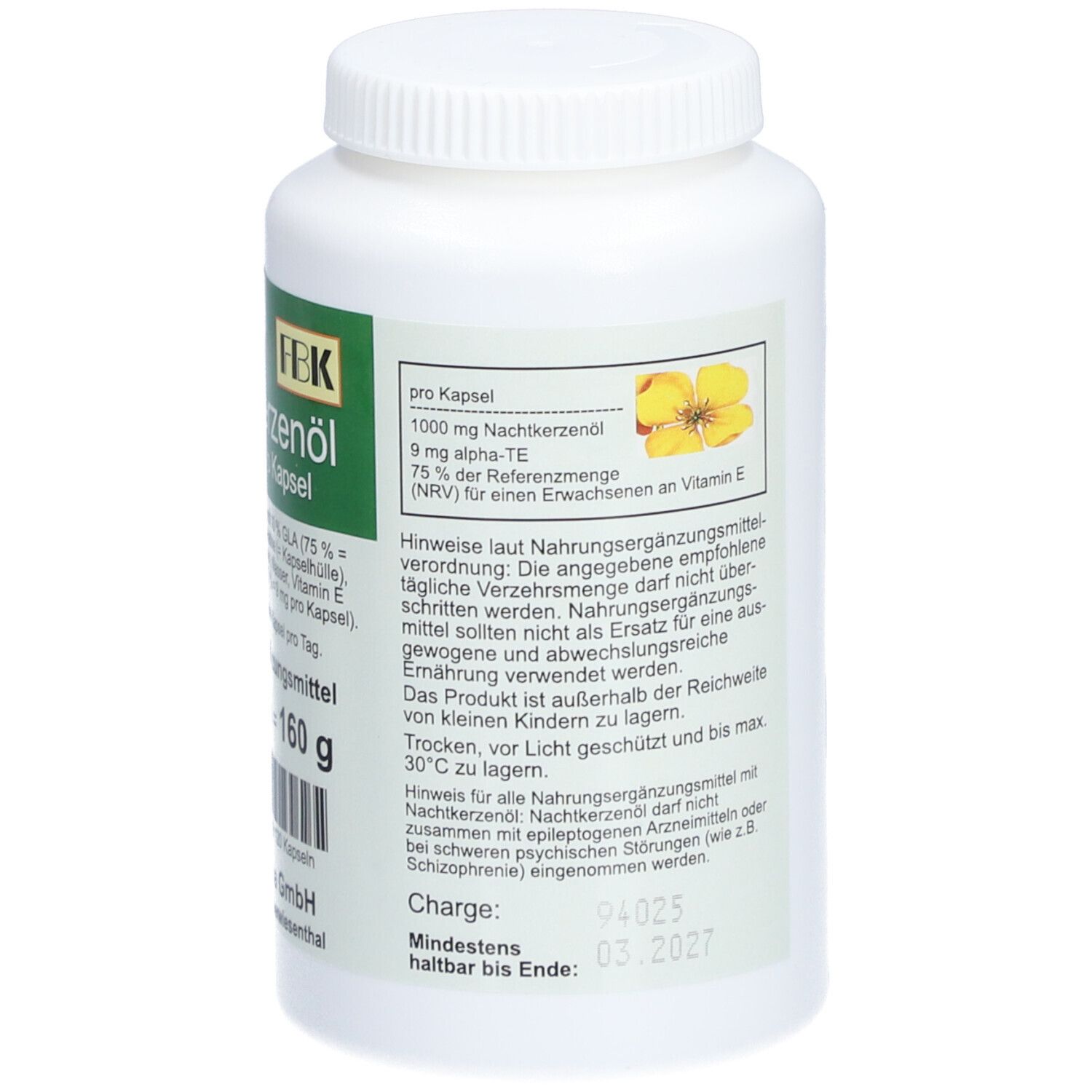 Nachtkerzenöl 1000 mg