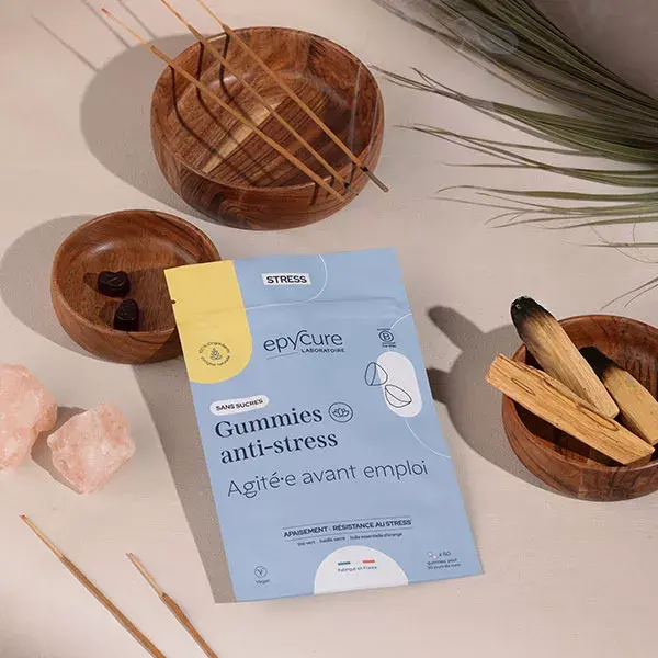 Epycure Gummies Anti Stress Sans sucre - Aide à Se Détendre 60 gummies