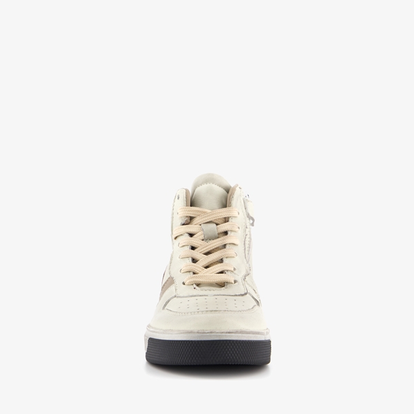 Groot hoge leren meisjes sneakers