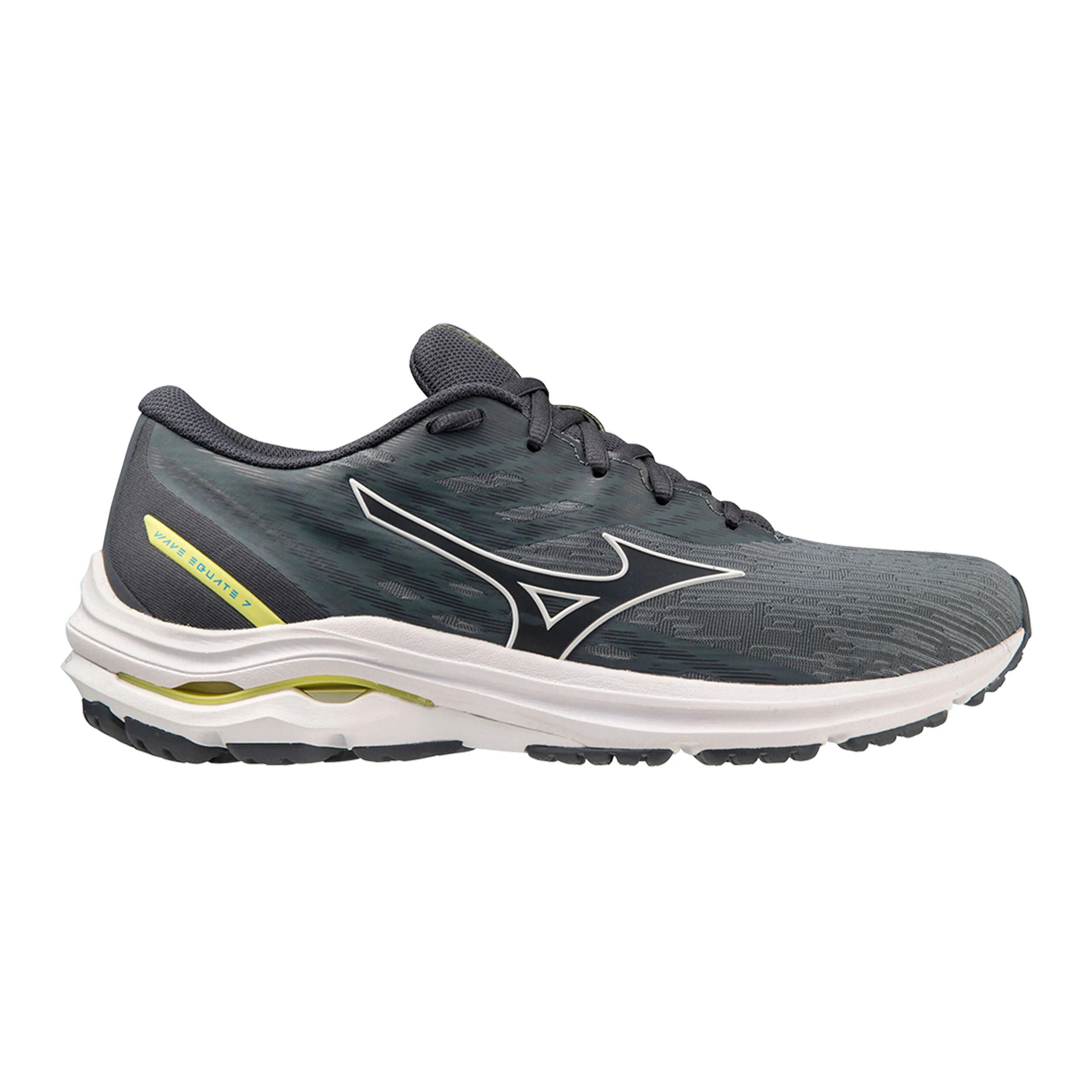 Mizuno Wave Equate 7 Chaussure De Running Avec Stabilisateurs Hommes - Gris , Blanc