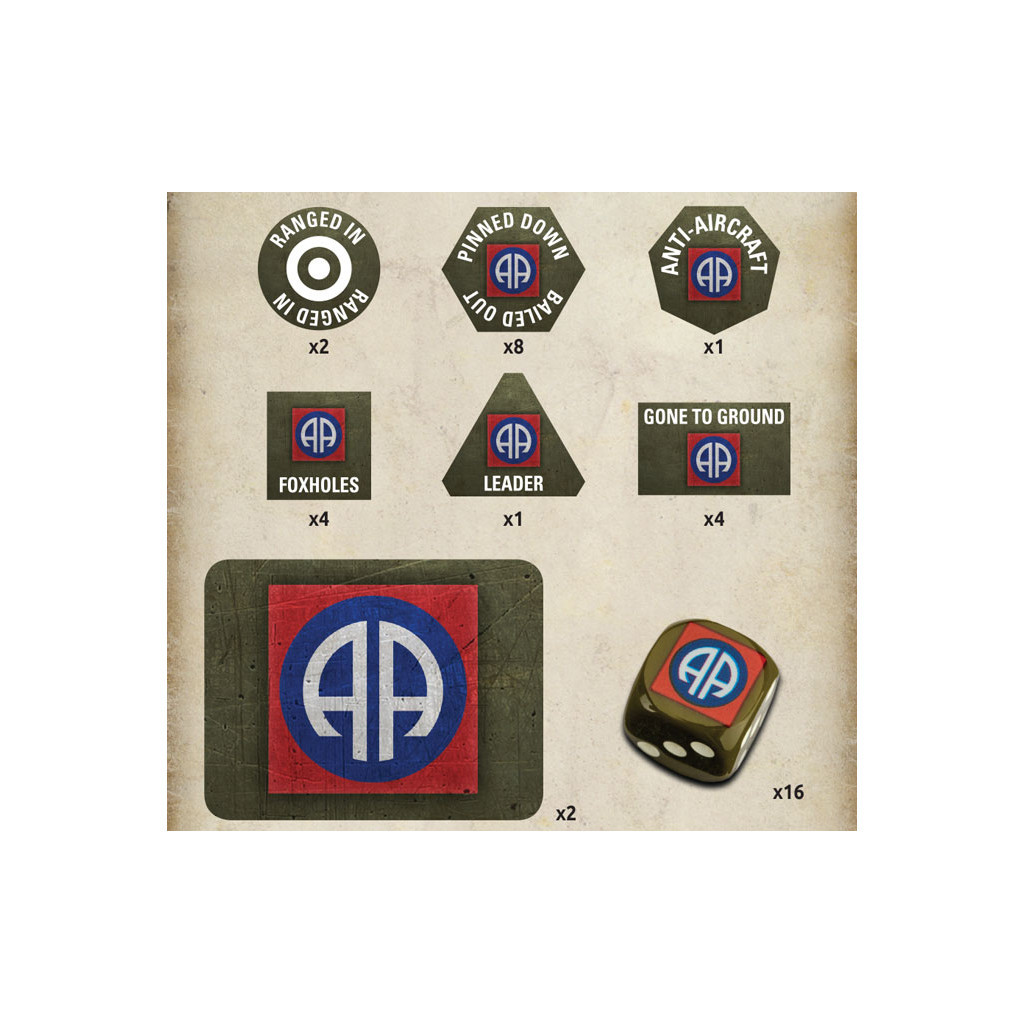 Flames of War - 82nd Airborne Gaming Set