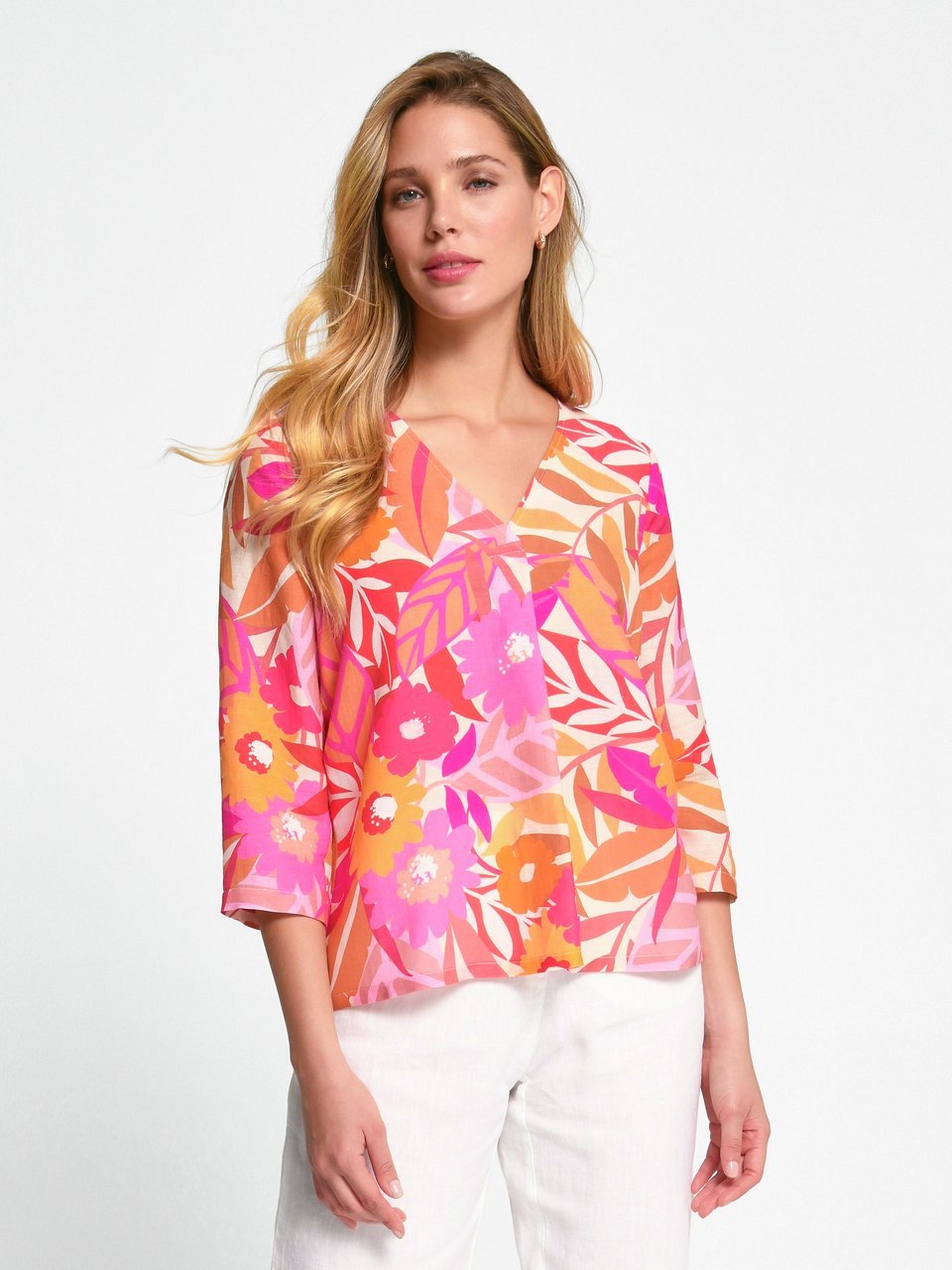 Bluse mit 3/4-Arm