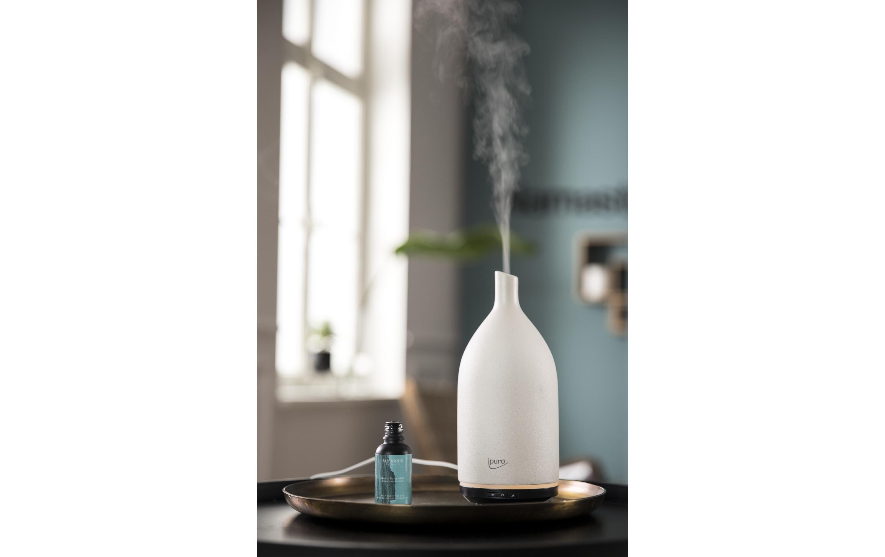 Aromavernebler Air Sonic Living WeissDuftverdampfer aus Keramik