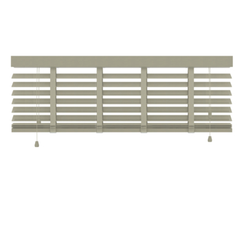 KARWEI houten jaloezie 50 mm leem (kleurnr. 945) 140x220 cm (bxh)