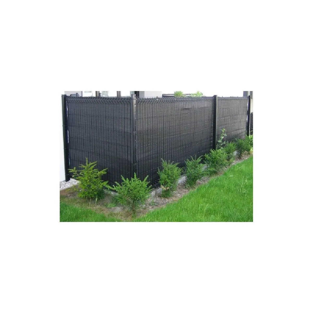 Jet7garden Toile brise-vue haute densité 1.20 x 25 m - Gris anthracite