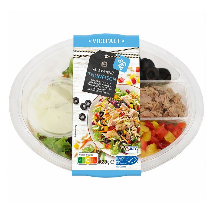 WONNEMEYER Salat-Menü Vielfalt 350 g, Thunfisch