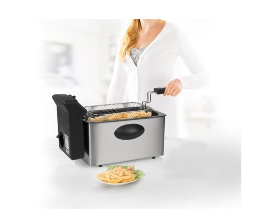 PRINCESS - Friteuse pro Friteuse 4 l 2000 w argenté