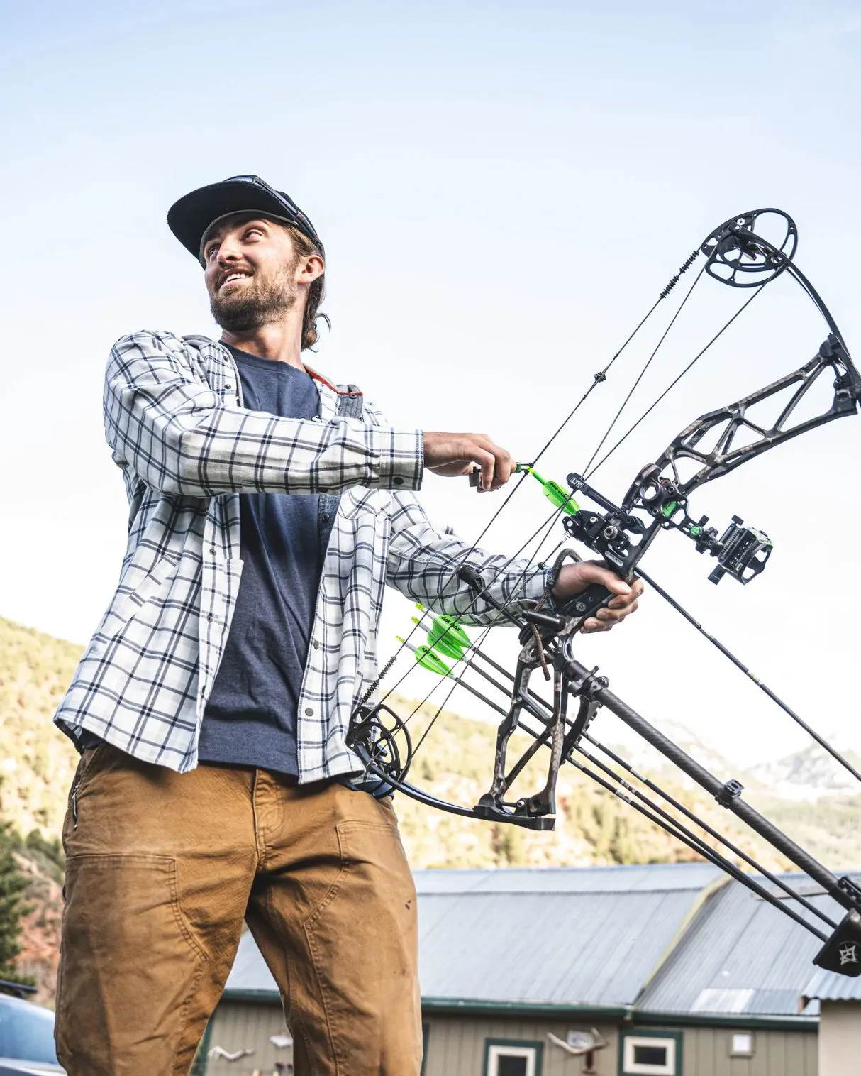 Simms Simms Santee Flannel Hoody Multicolored Stripe