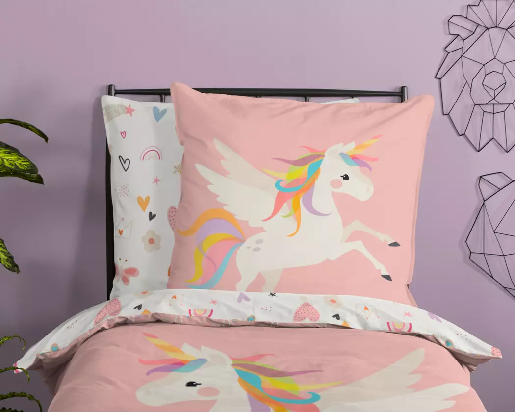 Bettwäsche Unicorn 135 x 200 cm