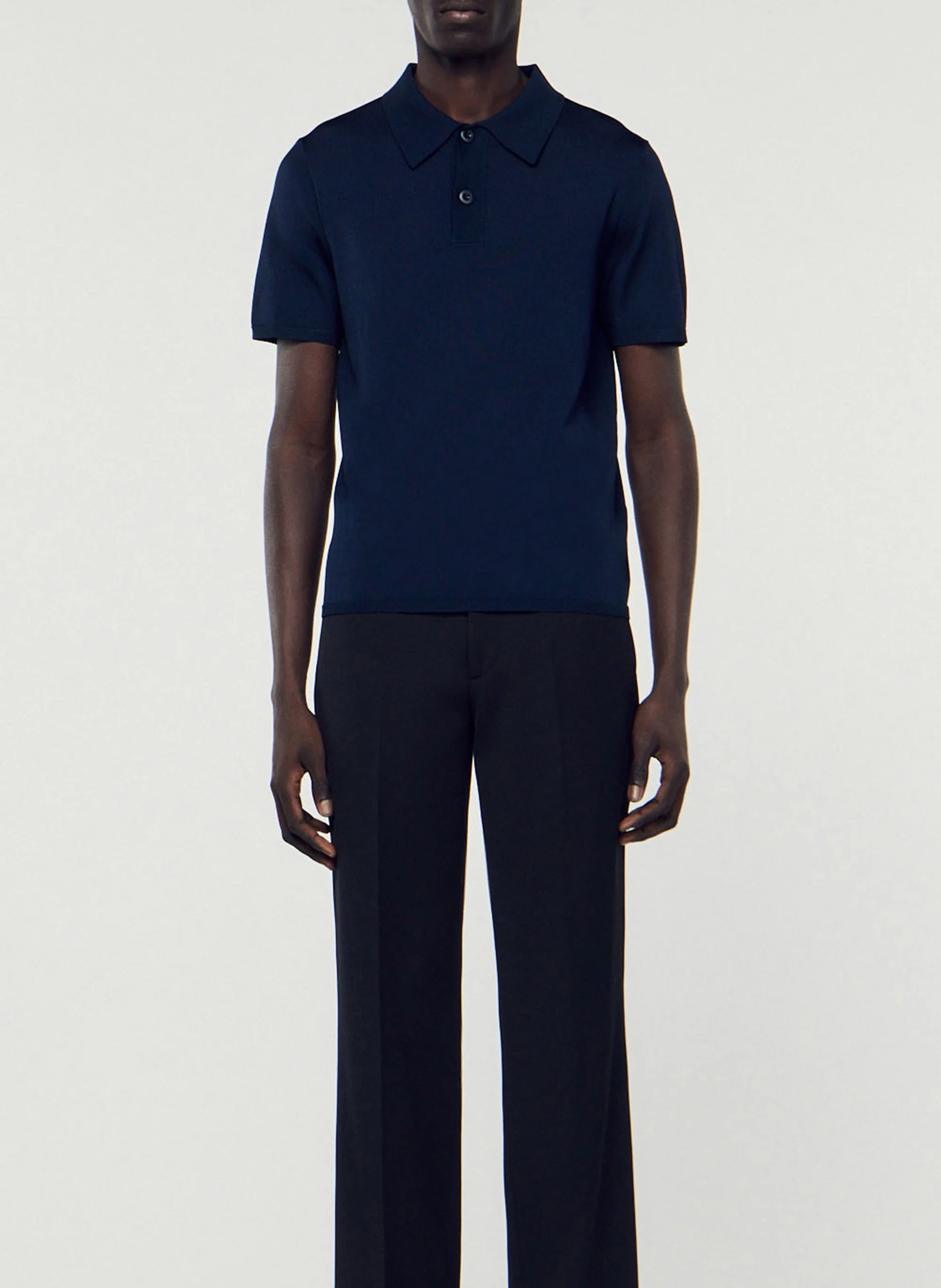 Polo regular fit| Bleu