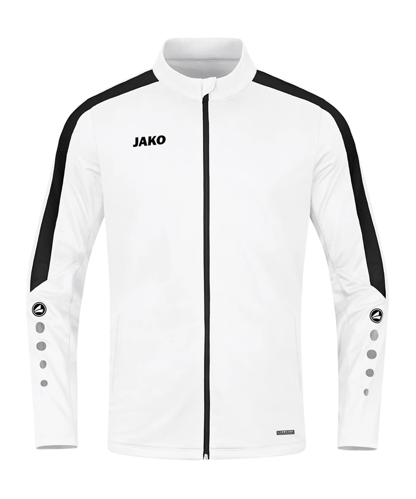 JAKO Power Polyesterjacke Damen Weiss Schwarz F000