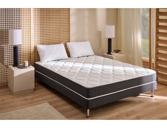 BULTEX - Oreiller rectangle Memory spring carré, 60x60, Mousse à mémoire