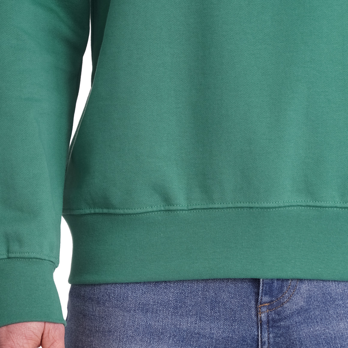 Jonas Nielsen Herren Sweatshirt mit Bio-Baumwolle dunkelgrün
