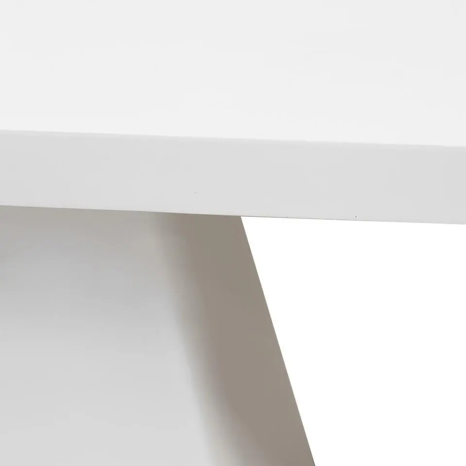 Eettafel Rechthoek 240cm - Wit Eco Composiet - Acryl Coating - Avia