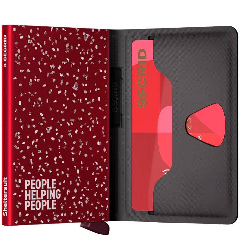 Secrid Sheltersuit Band Wallet Black-Red