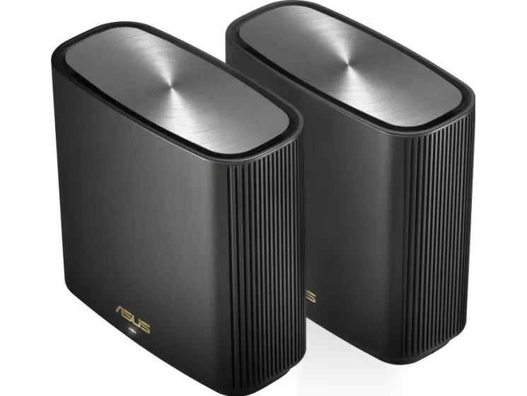 ASUS ZenWiFi AX (XT8) - Wi-Fi-system - (2 routere) - op til 5500 sq.ft - mesh 1GbE, 2.5GbE - Wi-Fi 6 - Tri-Band