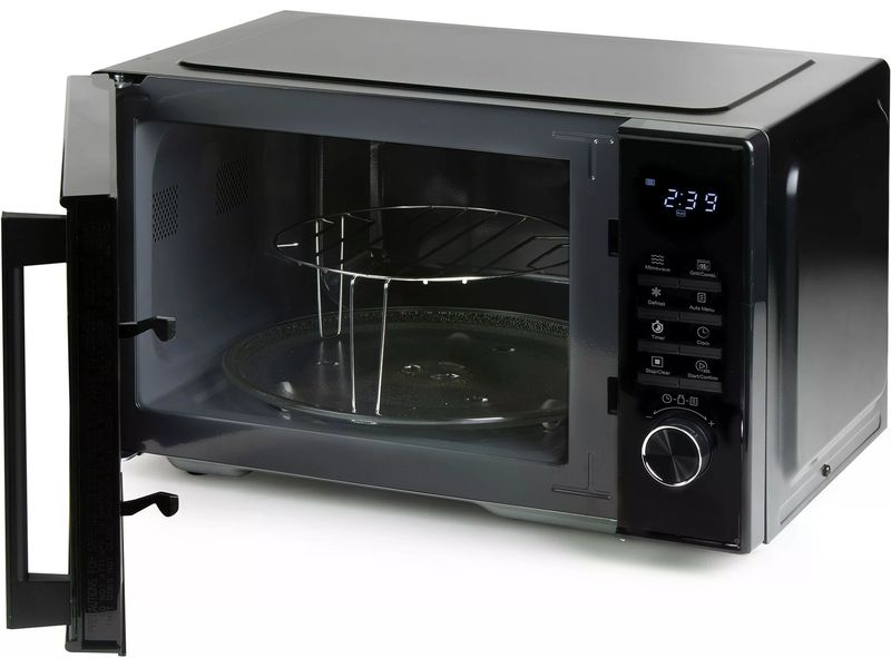 Domo Mikrowelle mit Grill DO22501G Schwarz Mikrowelle mit LED-Anzeige